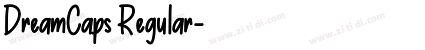 DreamCaps Regular字体转换